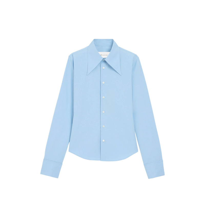 Ami Paris Straight Point-collar Shirt
