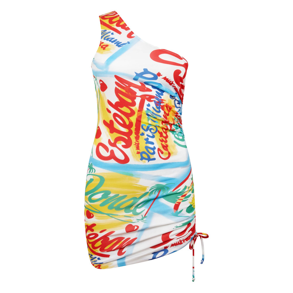 Donde Esteban Bazurto One-shoulder Mini Dress