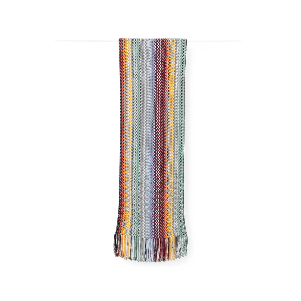Missoni Zig-zag-knit Fringed Scarf