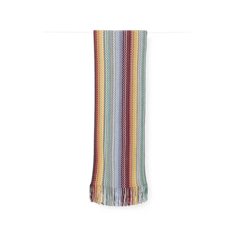 Missoni Zig-zag-knit Fringed Scarf