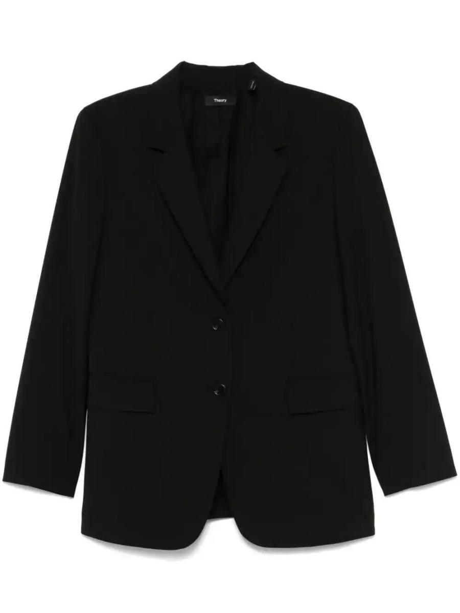 single-breasted blazer