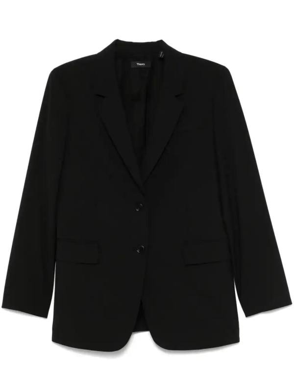 single-breasted blazer