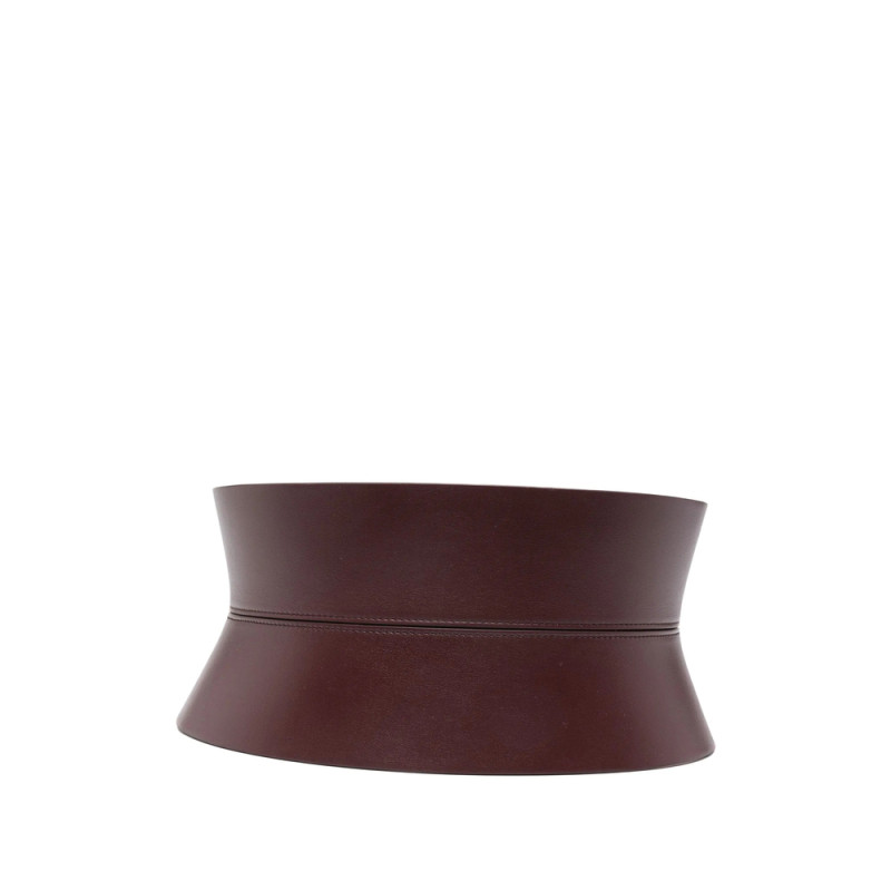 Alaïa Calfskin Leather Wide Belt