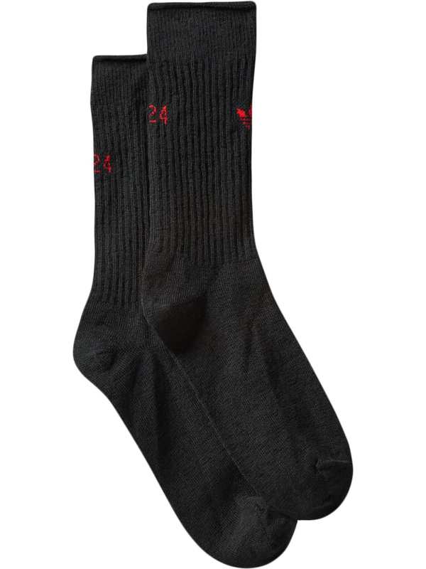Heavy logo socks