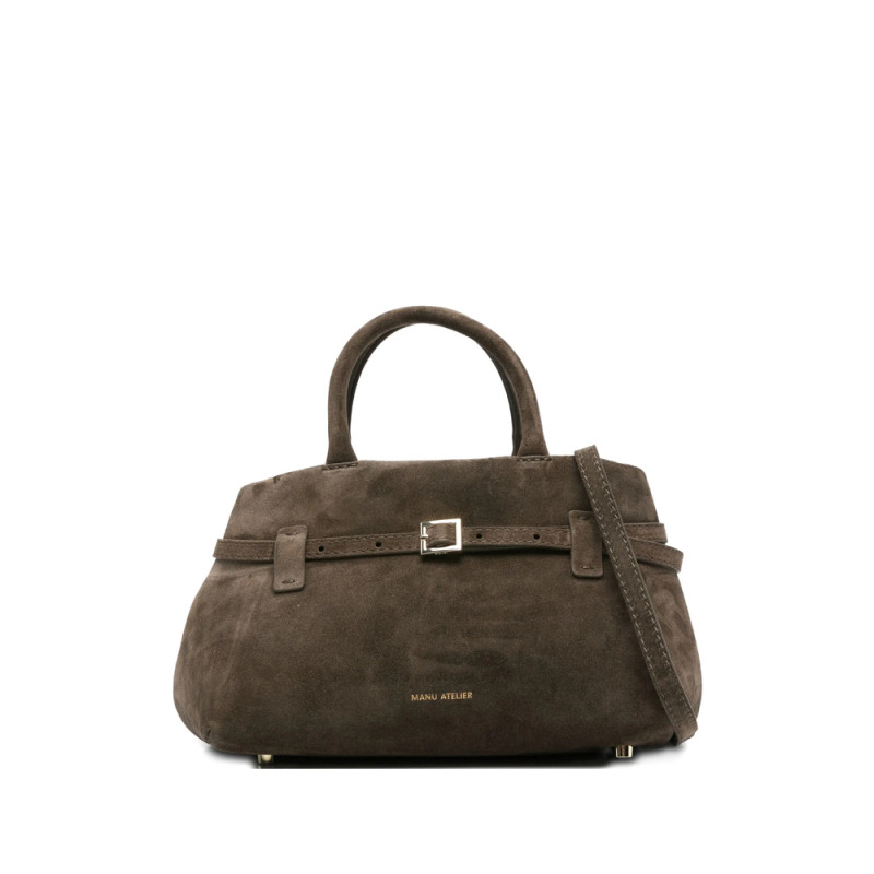Manu Atelier Le Cambon Suede Tote Bag