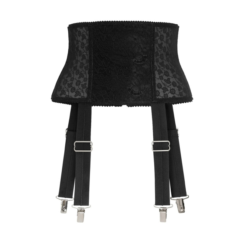 Dolce & Gabbana Lace-appliqué Suspender Belt