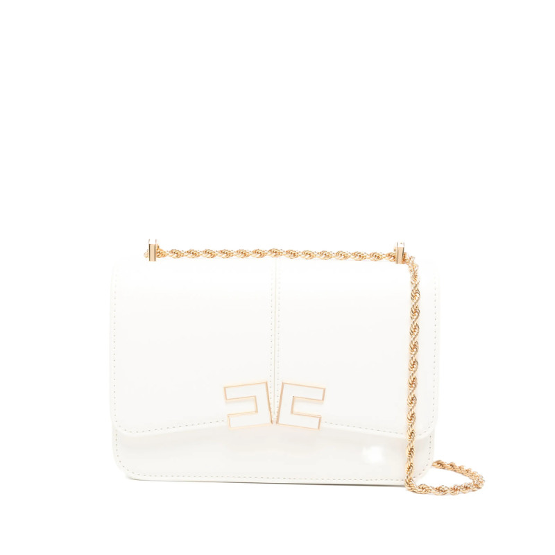 Elisabetta Franchi Logo Chain Mini Bag