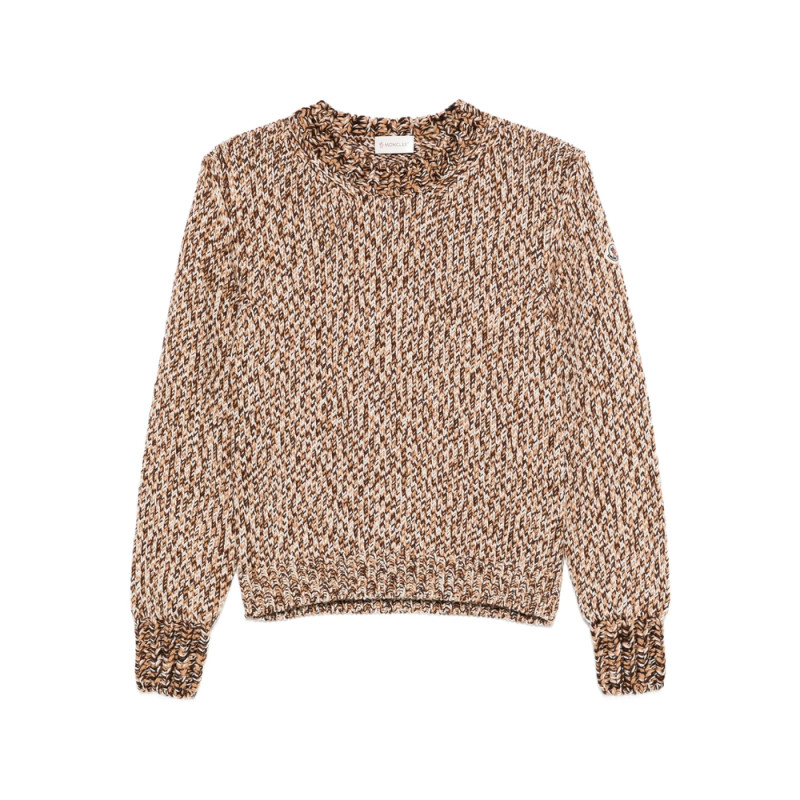 Moncler Speckled Crew-neck Jumper