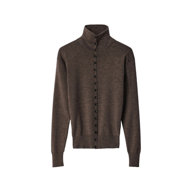Lemaire Buttoned Top In Fine Wool