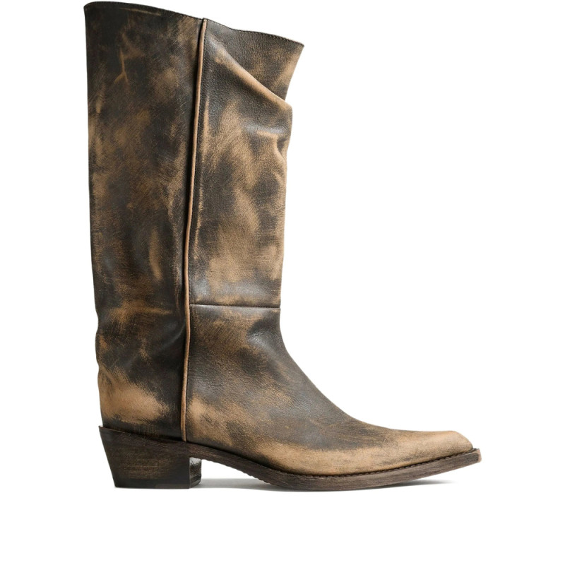 Khaite Calf Leather Pointed-toe Boots