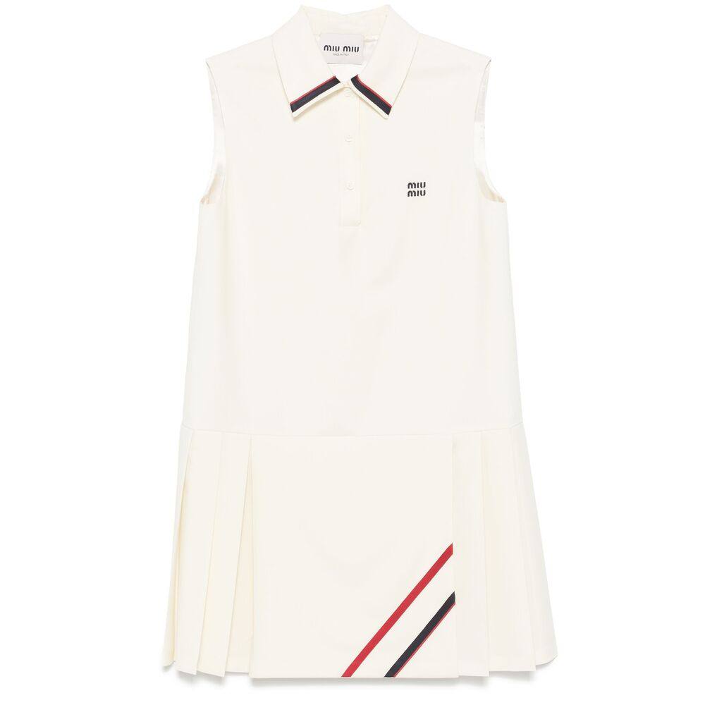 Miu Miu Pleated Shirt Dress