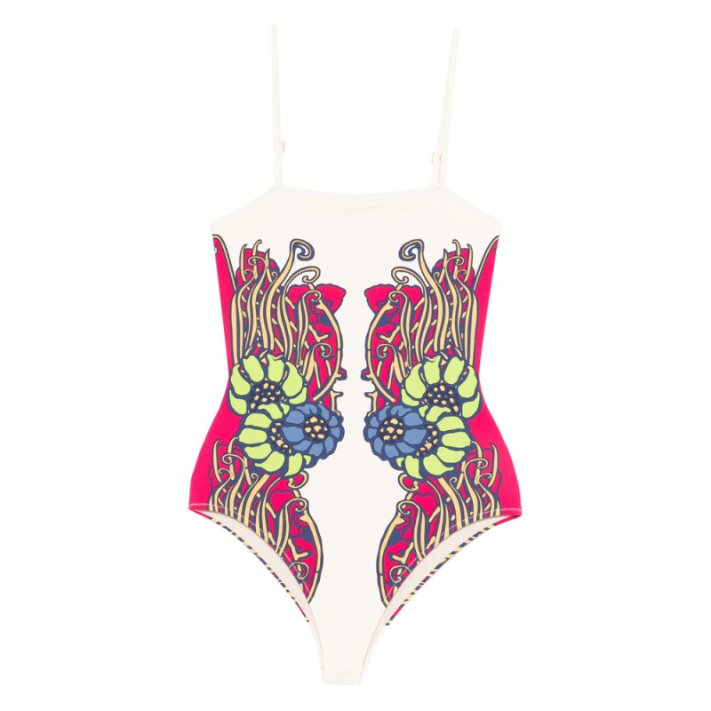 La Double J Floral Print Swimsuit