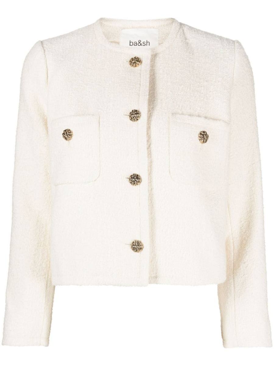 cropped tweed jacket