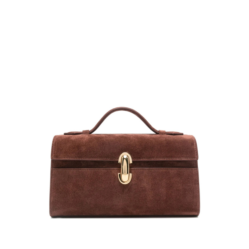 Savette Top-handle Clasp Tote Bag