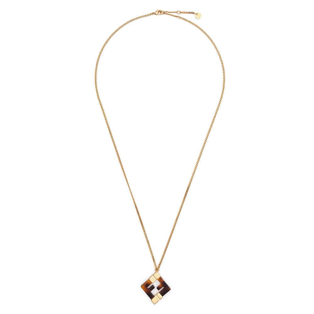 Fendi FF-pendant Necklace