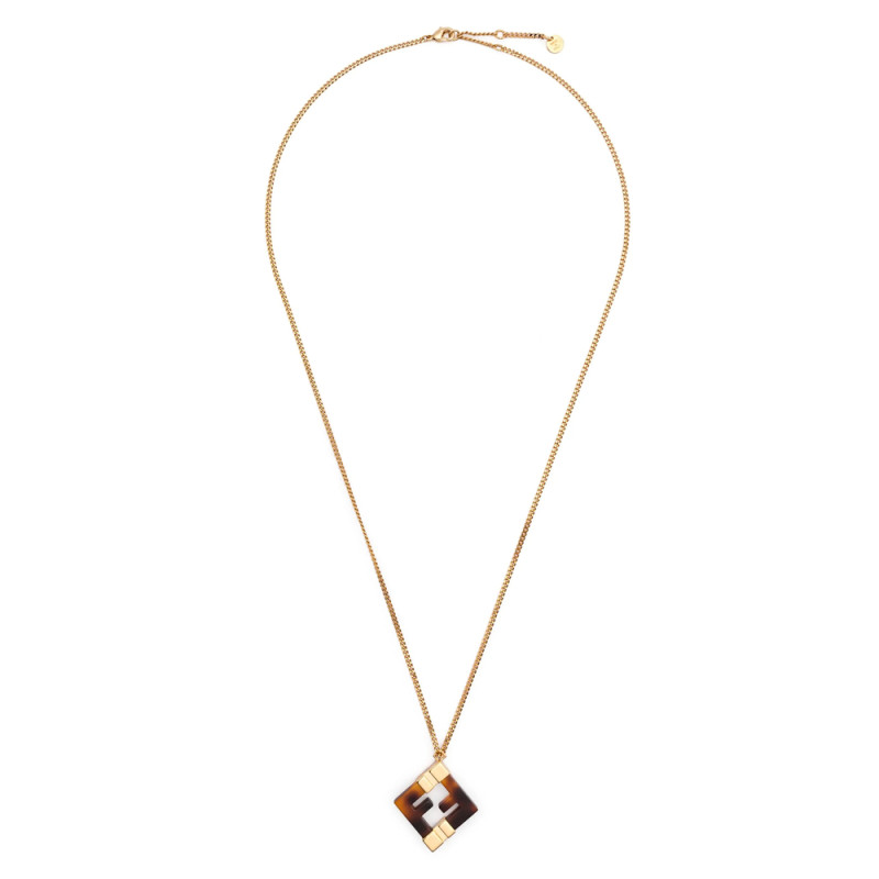 Fendi FF-pendant Necklace