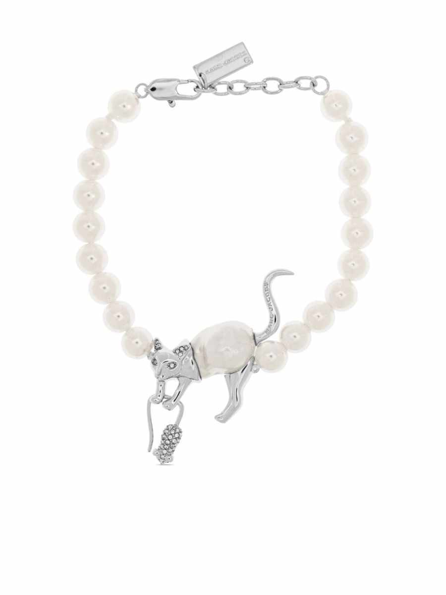 pearl-embellished bracelet