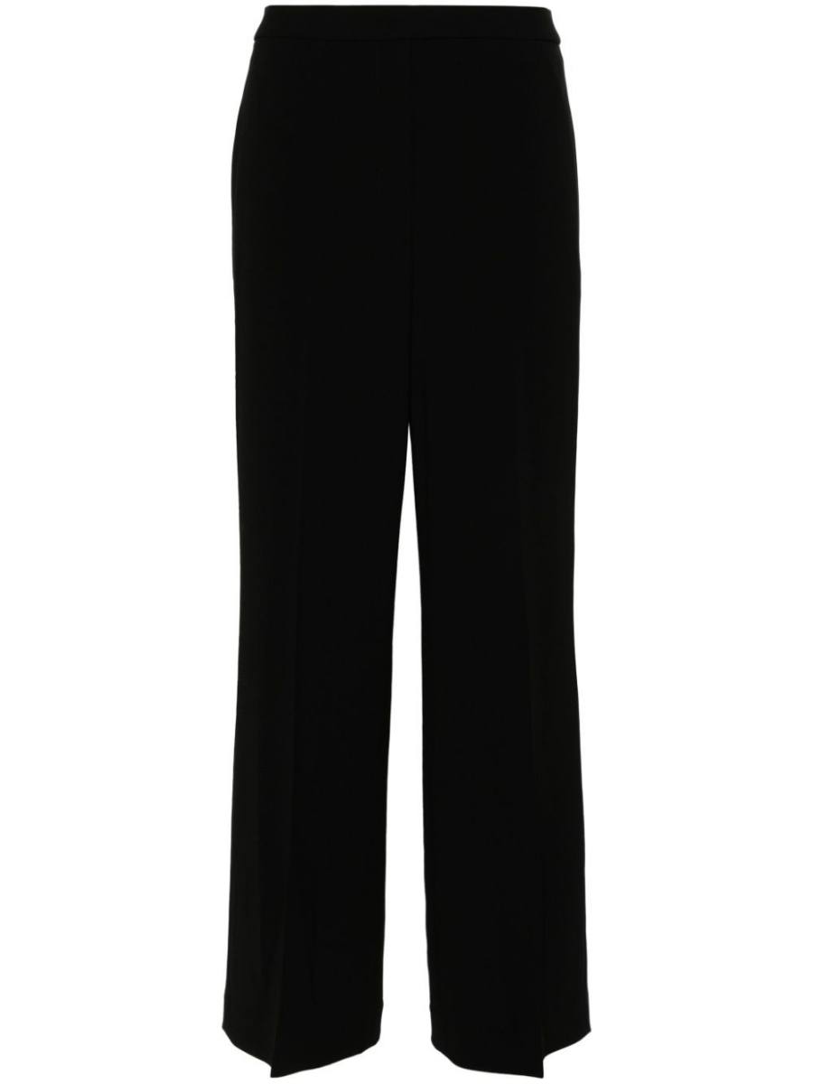 mid-rise wide-leg trousers