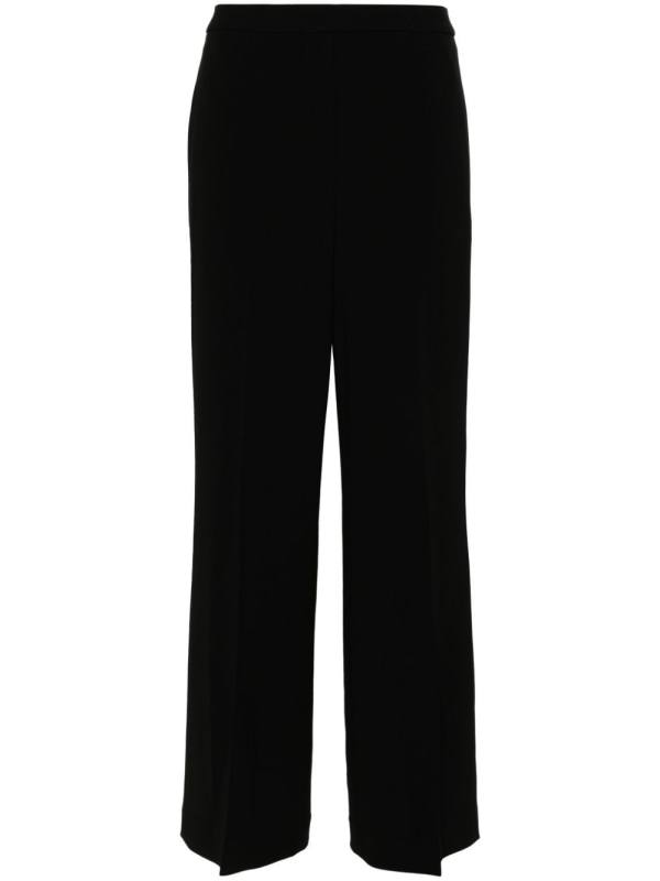 mid-rise wide-leg trousers
