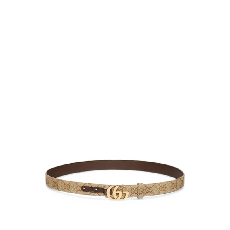 Gucci REVERSIBLE CUT GG MARMONT BELT
