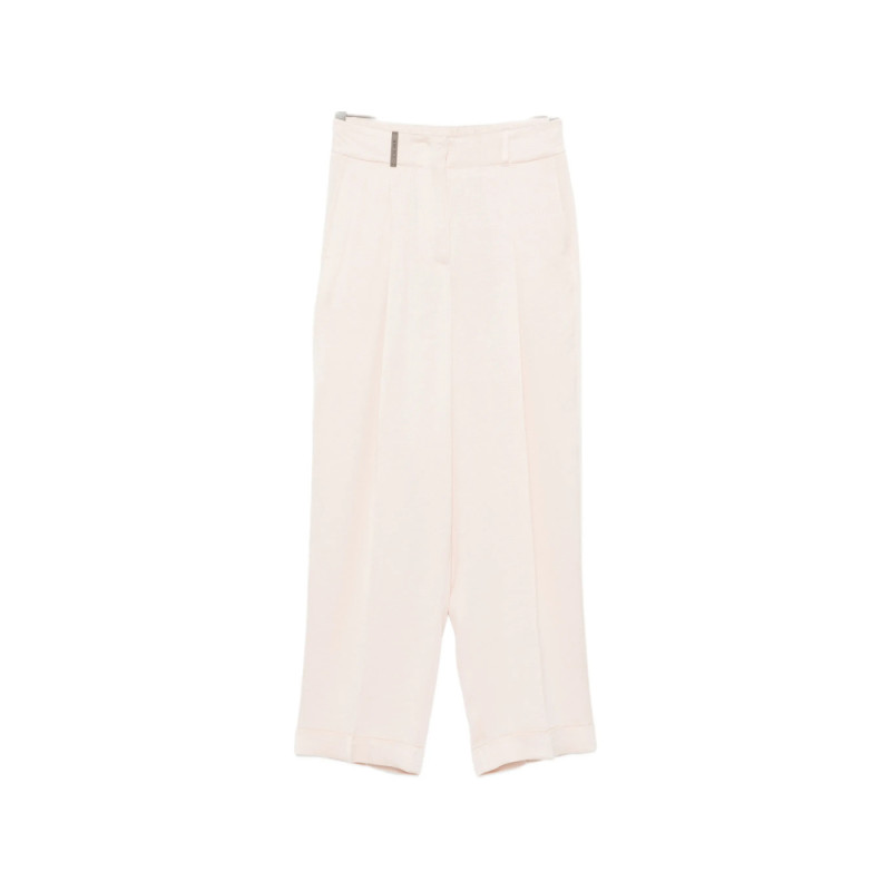 Peserico Pleated Flared Trousers