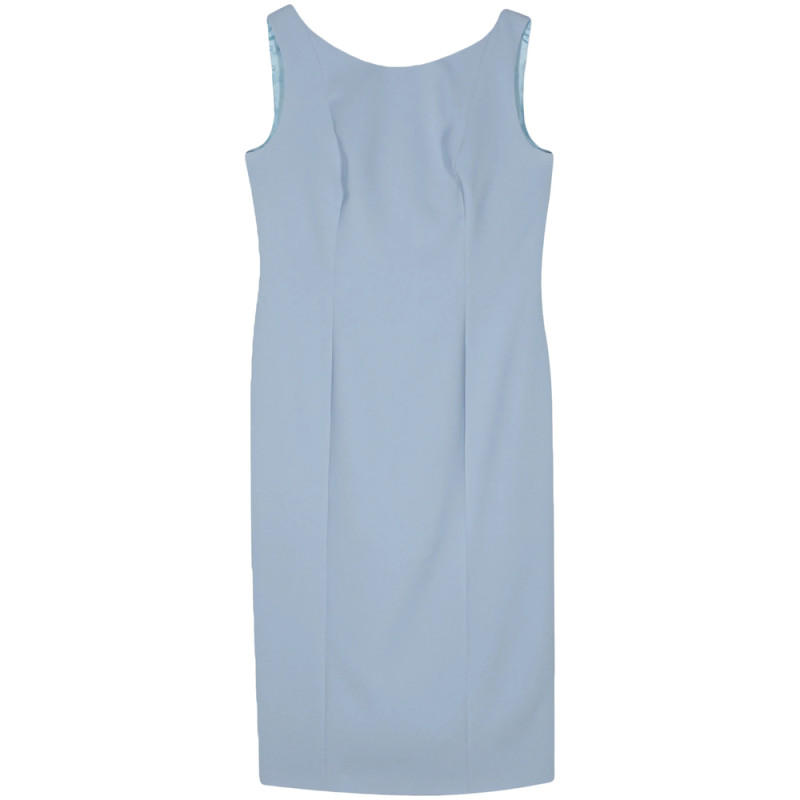 Fely Campo Bow-detailed Midi Dress