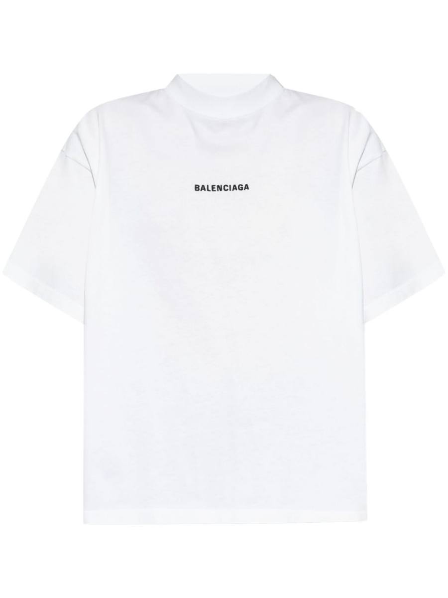 logo-embroidered T-shirt