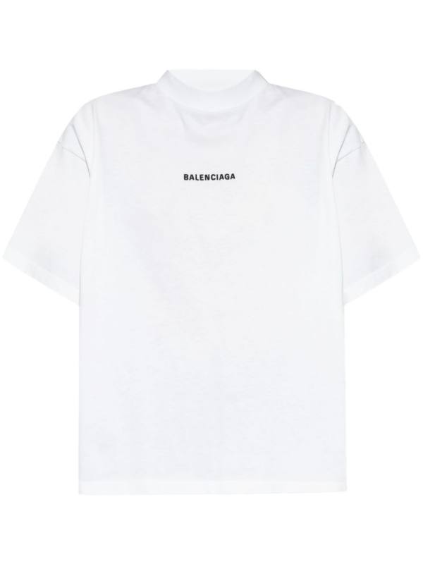 logo-embroidered T-shirt