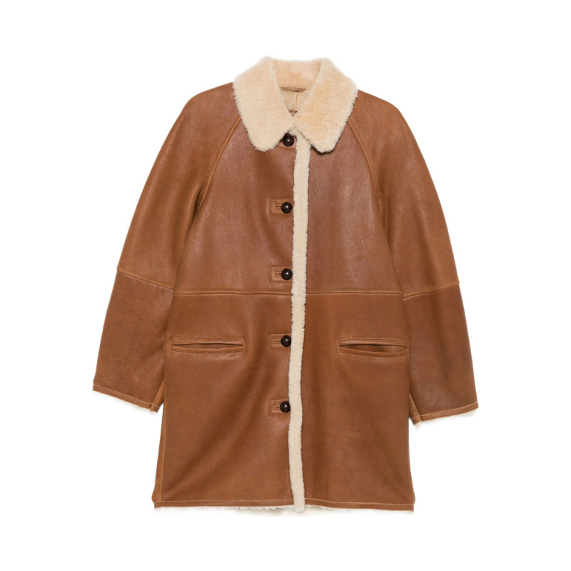 Isabel Marant Shearling-trim Coat