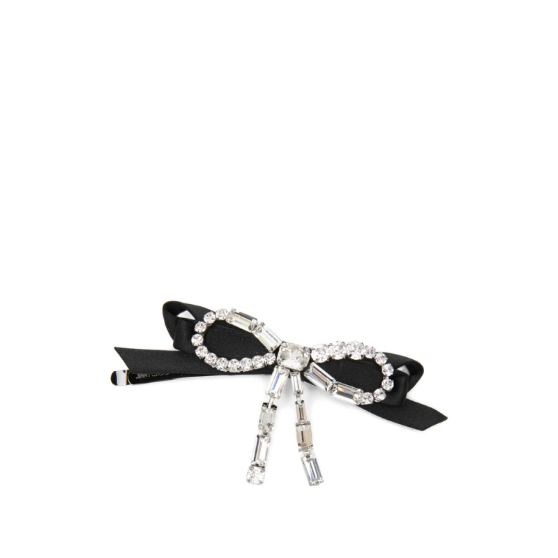 Jimmy Choo Crystal-bow Hair Clip