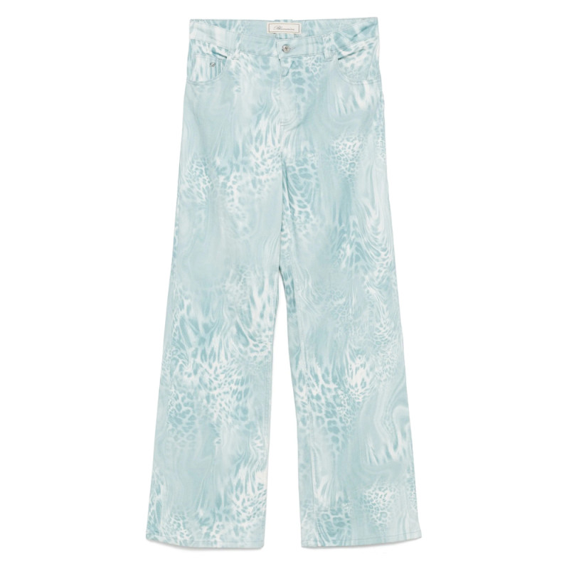 Blumarine Leopard-print Jeans