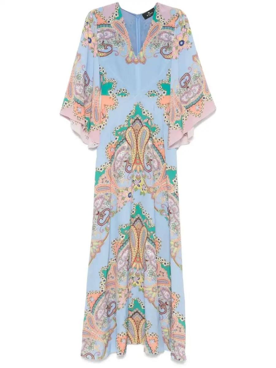 paisley maxi dress
