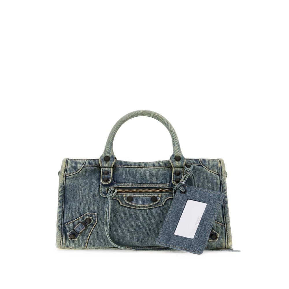 Balenciaga Small Le City Denim Tote Bag