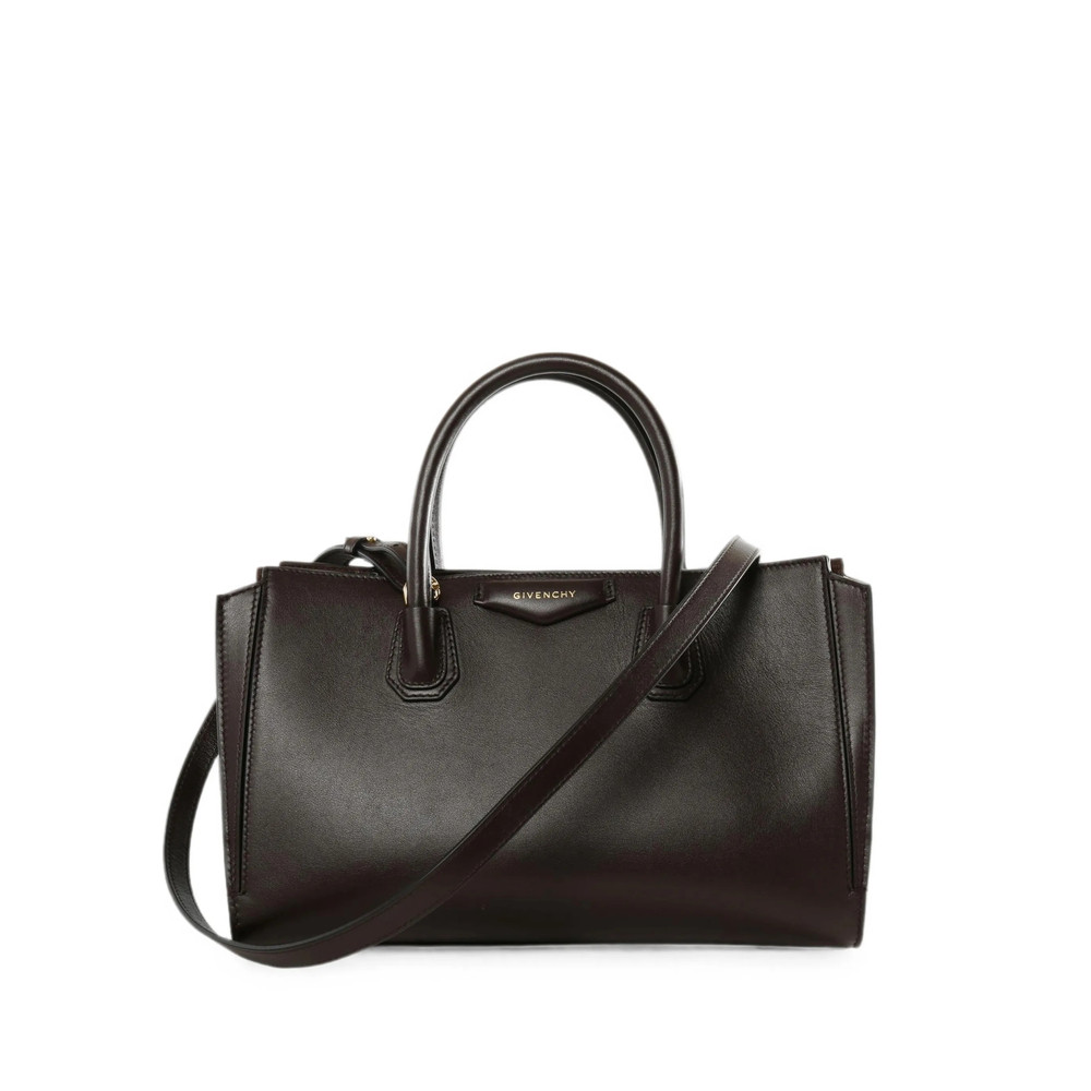 Givenchy Small Antigona Catchall Bag In Shiny Grained Leather