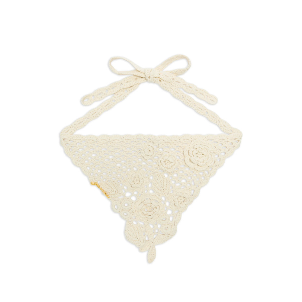Ganni Floral Crochet Headband