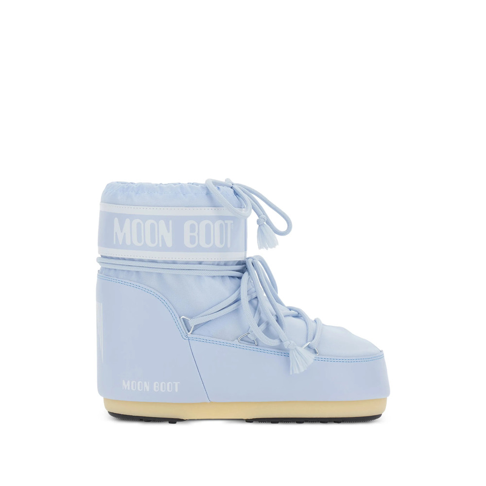 Moon Boot Icon Low Sky-blue Nylon Boots