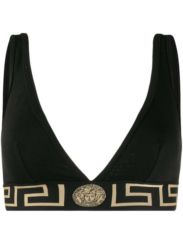 Greca Border triangle bralette