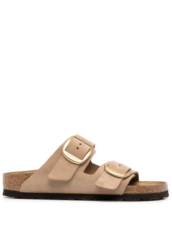 slip-on flat sandals