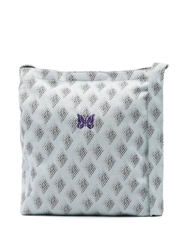logo-embroidered tote bag