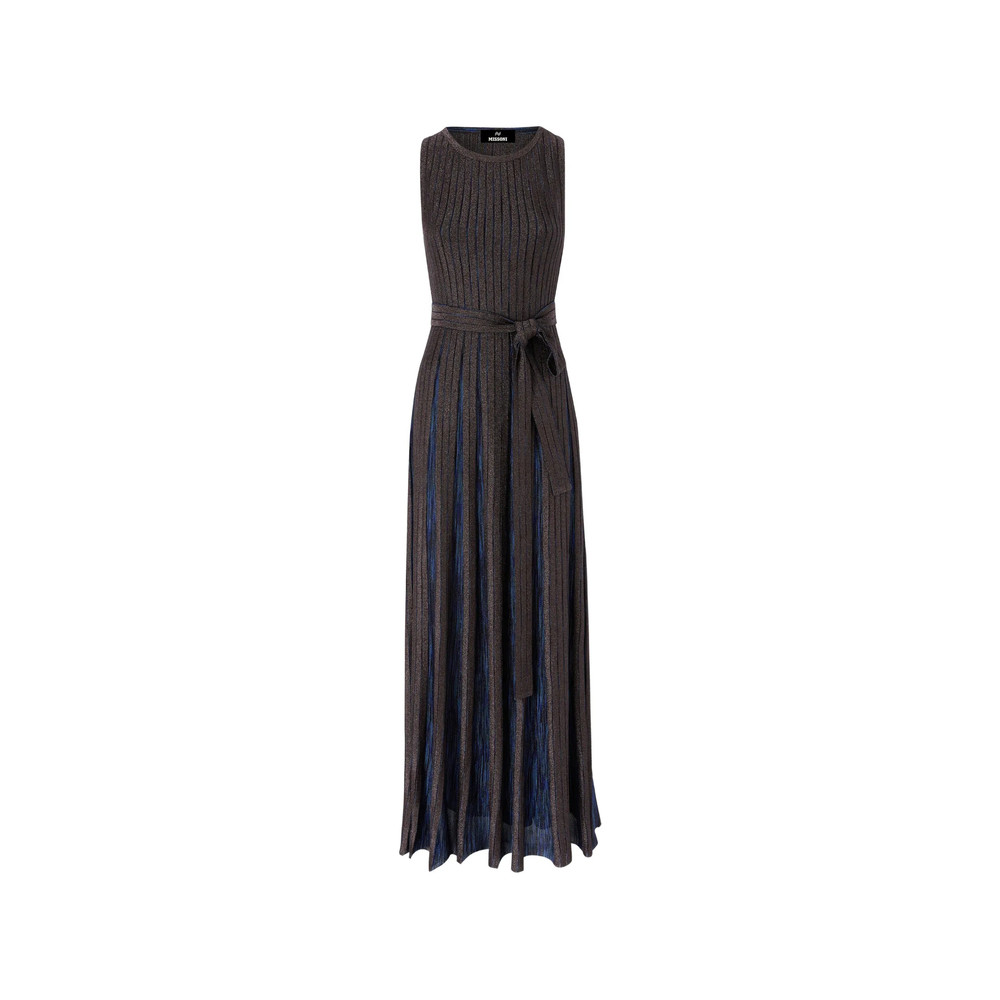 Missoni Metallic-thread Belted Maxi Dress