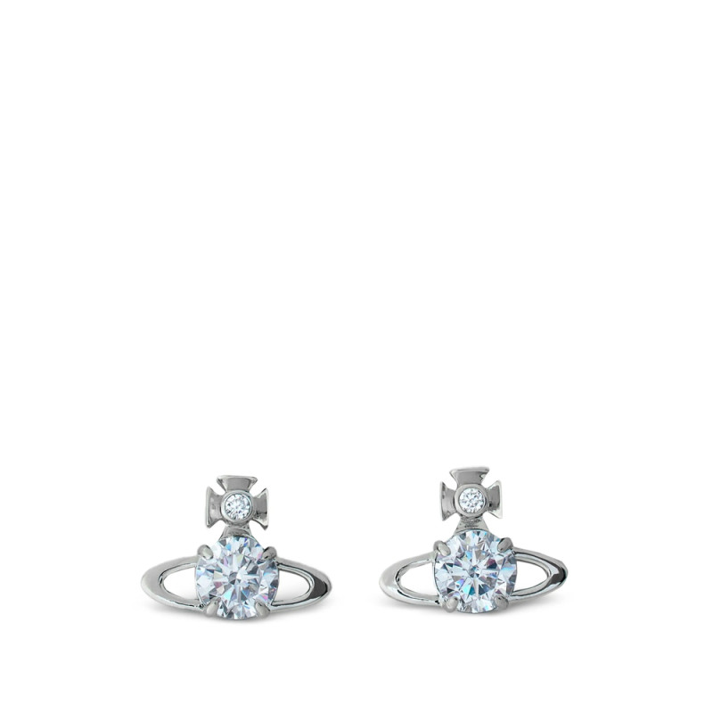 Vivienne Westwood Orb Crystal Stud Earrings