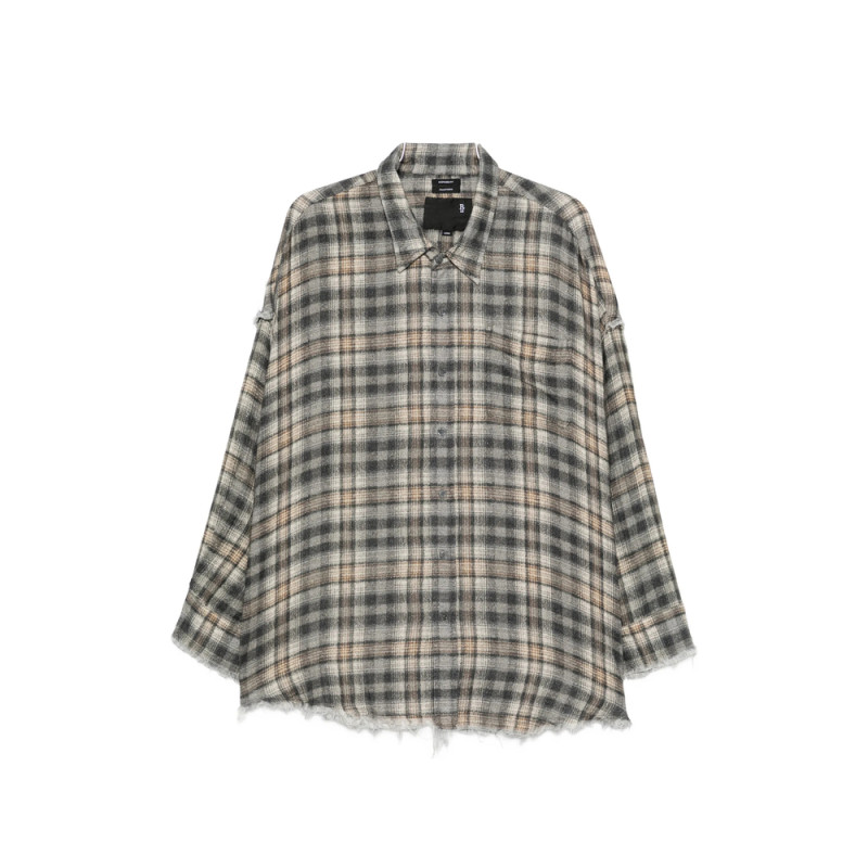 R13 Plaid-pattern Shirt