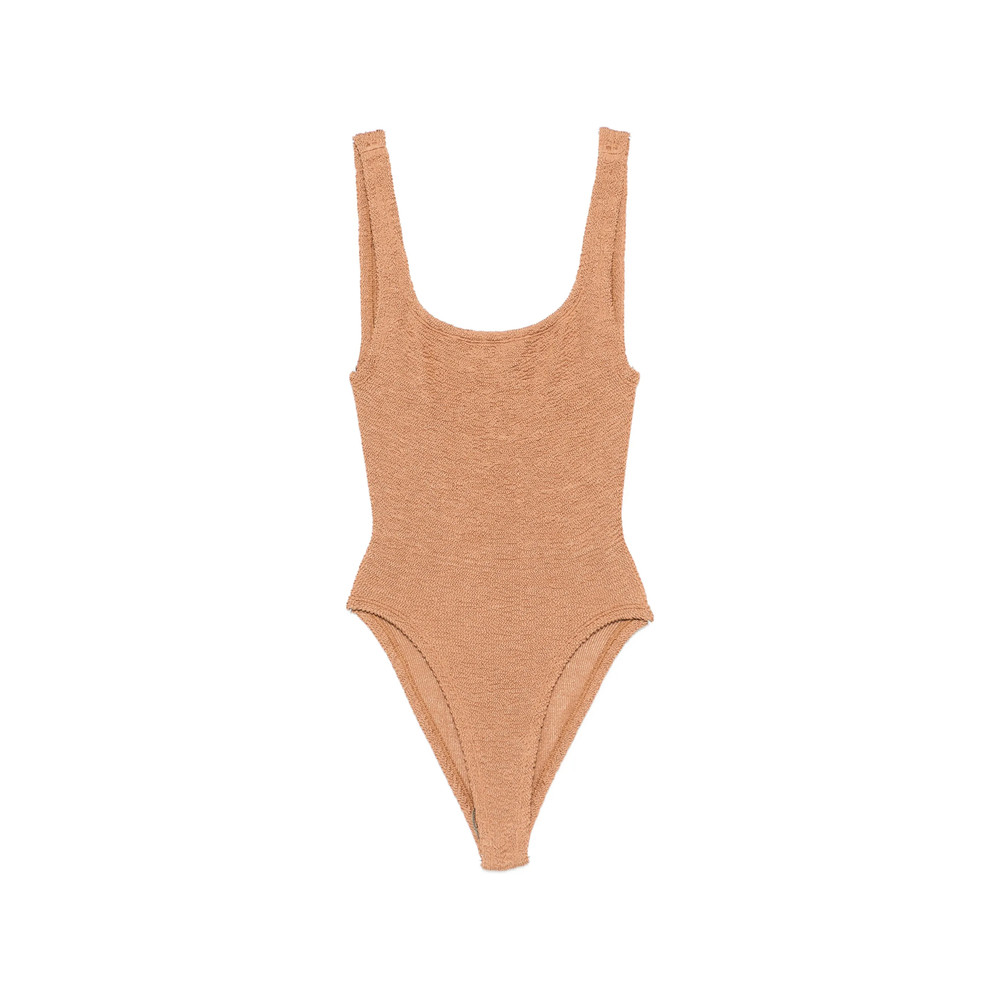 Hunza G Square-neck Crinkle Swimsuit