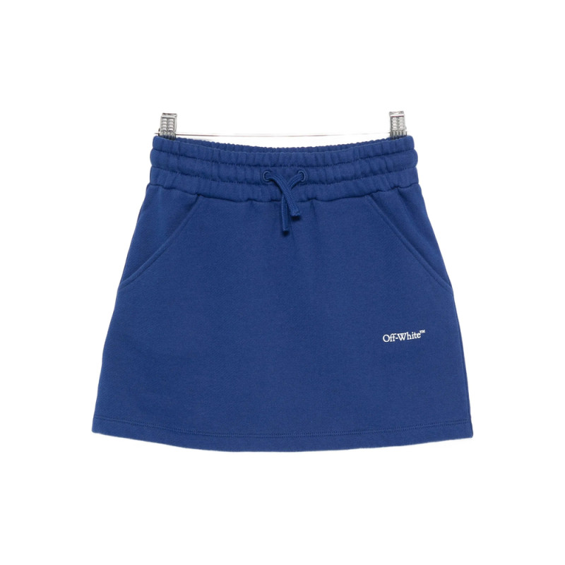 Off-white Drawstring Mini Skirt