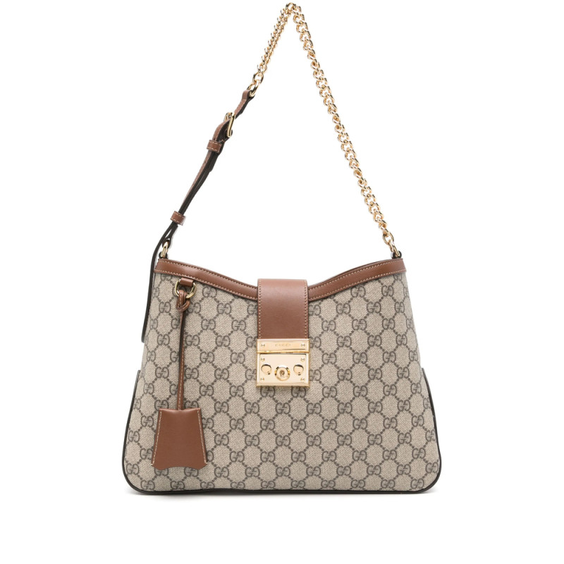 Gucci Medium Padlock GG Shoulder Bag