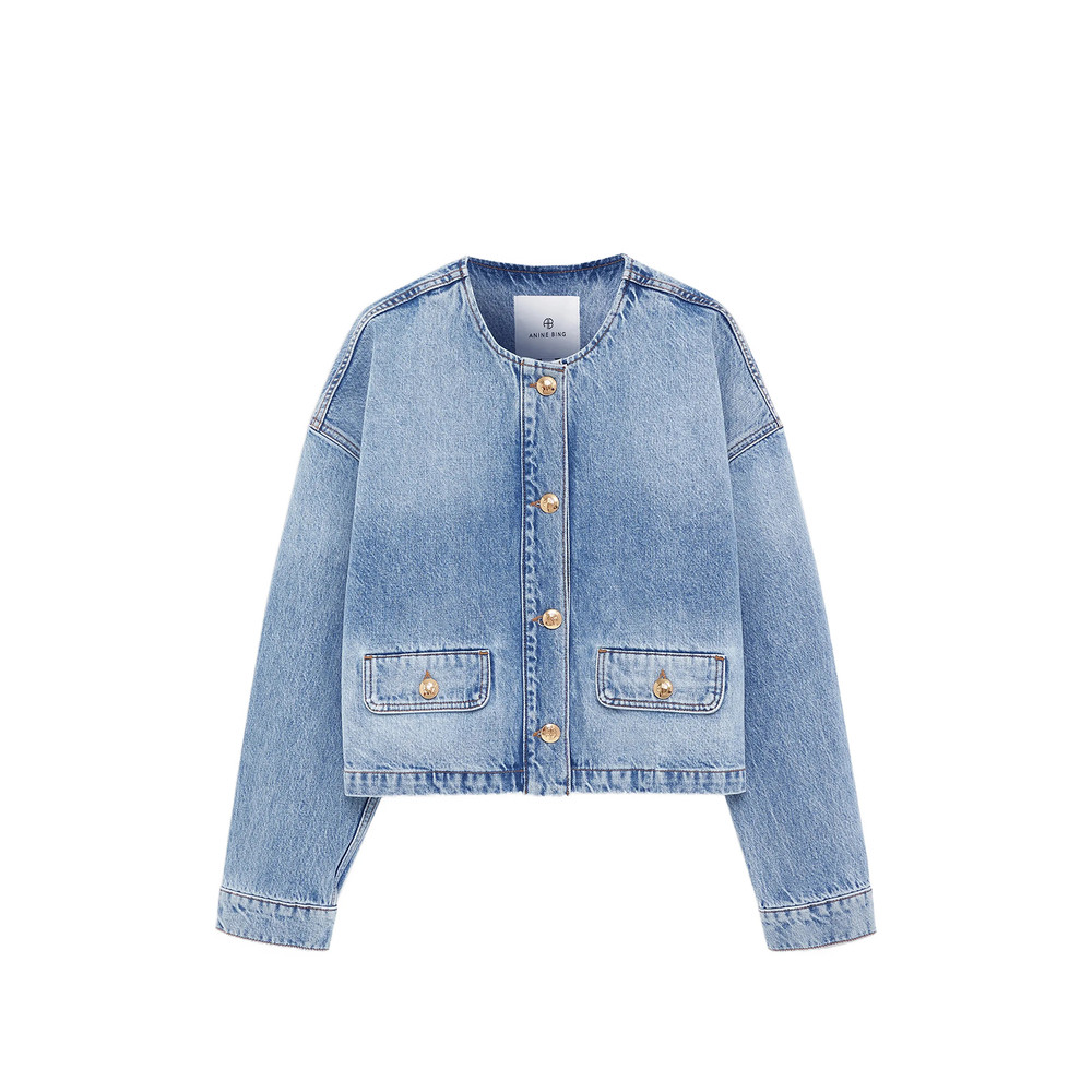 Anine Bing Buttoned Pocket Jacket