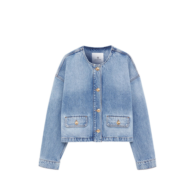 Anine Bing Buttoned Pocket Jacket
