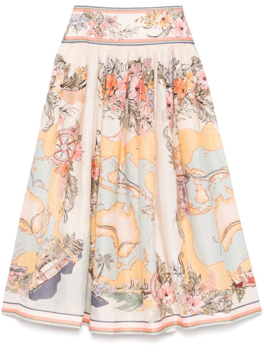 Tallow midi skirt