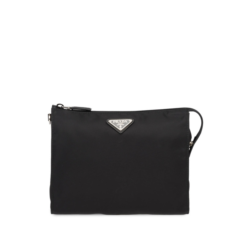 Prada Triangle-logo Clutch Bag
