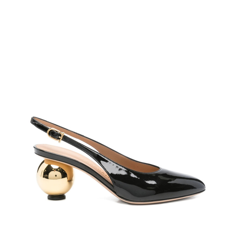 Ferragamo 65mm Leather Heeled Pumps